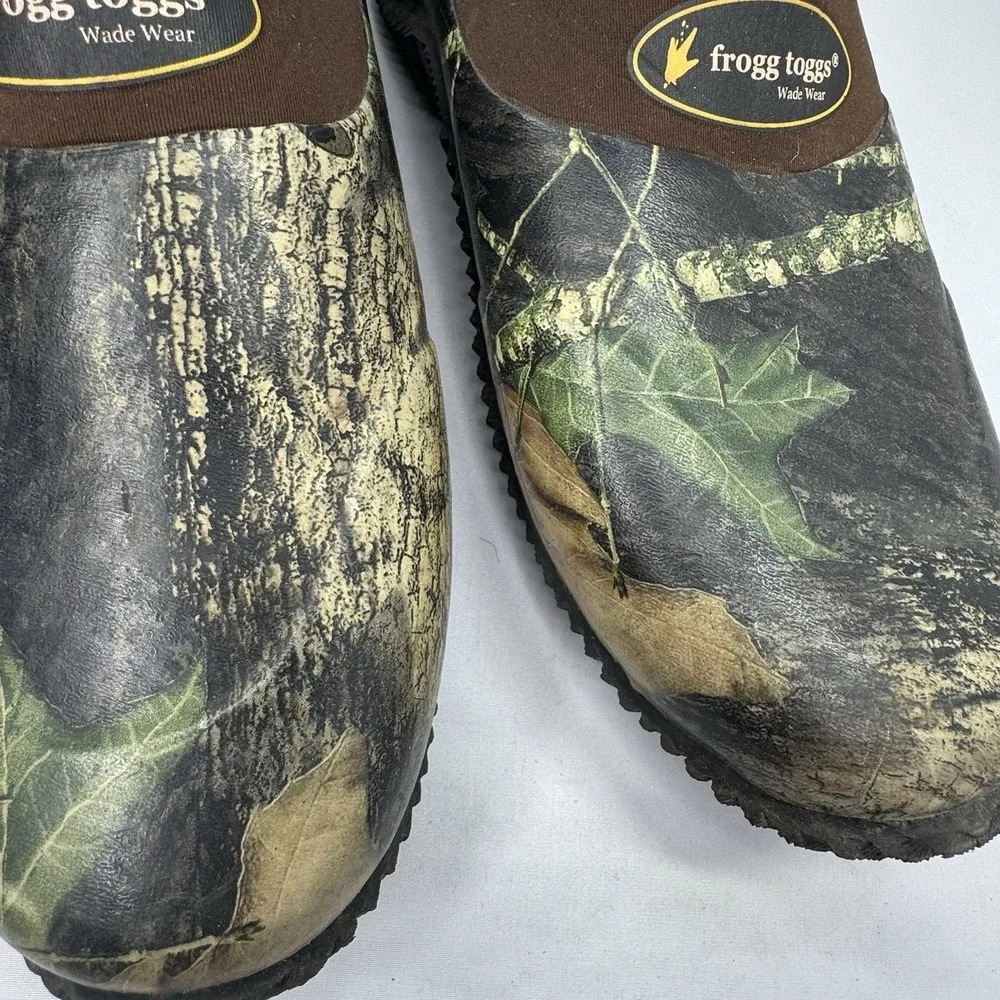 Frogg Togg Ankle Boots US Mens Sz 12 Rubber Steel Shank Camo Hunting‎ Farm